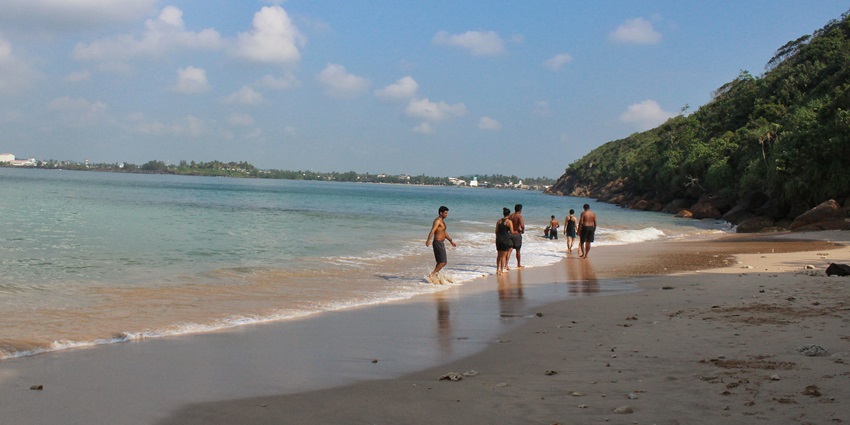 Jungle Beach in Unawatuna, a hidden gem for beach lovers in Sri Lanka.
