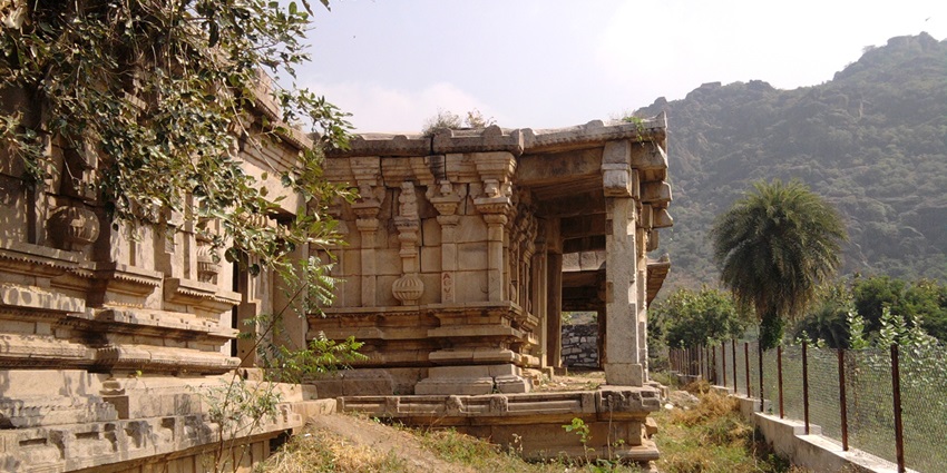 Scenic image of beautiful fort amidst the lush landscape of the city-Things to do in Amaravati