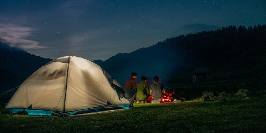 Koodaram Camp is one of the popular places for camping in Munnar, Kerala, India.