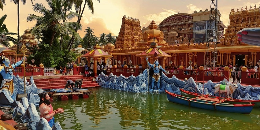A mesmerising view of the Kotappakonda Temple, one of the best temples in Guntur.