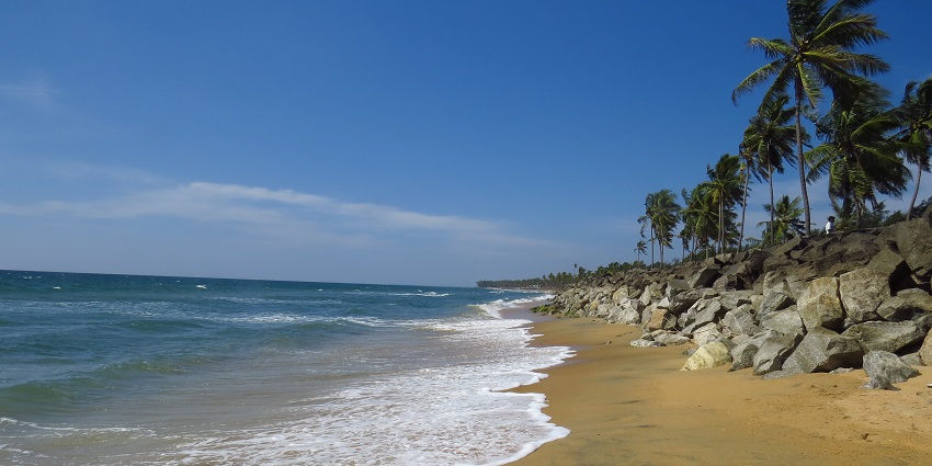 Beautiful snapshot from the Kozhikode beach spot for the New Year party in Calicut, Kerala