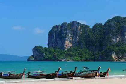 A panoramic view of Krabi’s blue skies and stunning natural scenery are a sight to behold