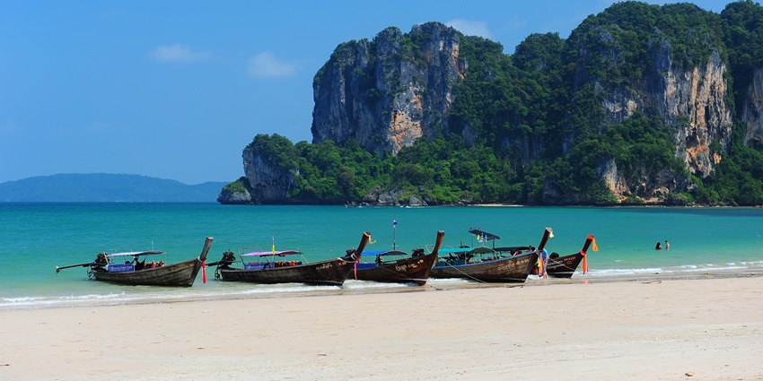 Enjoy thrilling activities in Krabi, one of the best things to do in Thailand in April