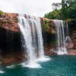 Krang suri waterfalls is one of the most beautiful among all the Jantia hills waterfalls