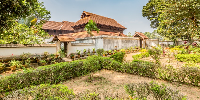 Lakeside view of the Krishnapuram Palace, perfect place for all serenity seekers to escape