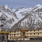 The panoramic picture of the Kungri Monastery or Gompha which is Vajrayana temple