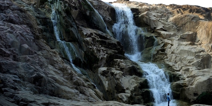 Kuntala Falls, the highest one in Telangana, is located in the Adilabad district.