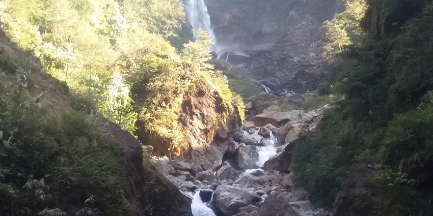 Kyongnosla Alpine Sanctuary and Waterfalls, one of the places to visit in Sikkim in May.