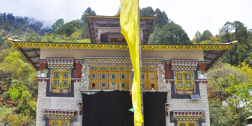 Lachen Monastery Gompa is one of the top scenic places to travel in Sikkim in April
