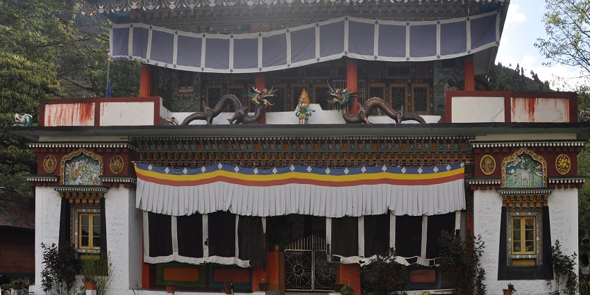 Lachung Monastery is a must-visit destination near the Yumthang Valley in December.