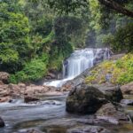 Lakkam Waterfalls in Munnar is a refreshing sight that offers a peaceful getaway for tourists