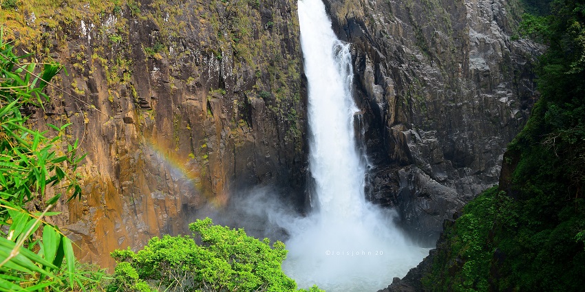 Langshiang Falls in Cherrapunji is a natural sight with beautiful natural environs