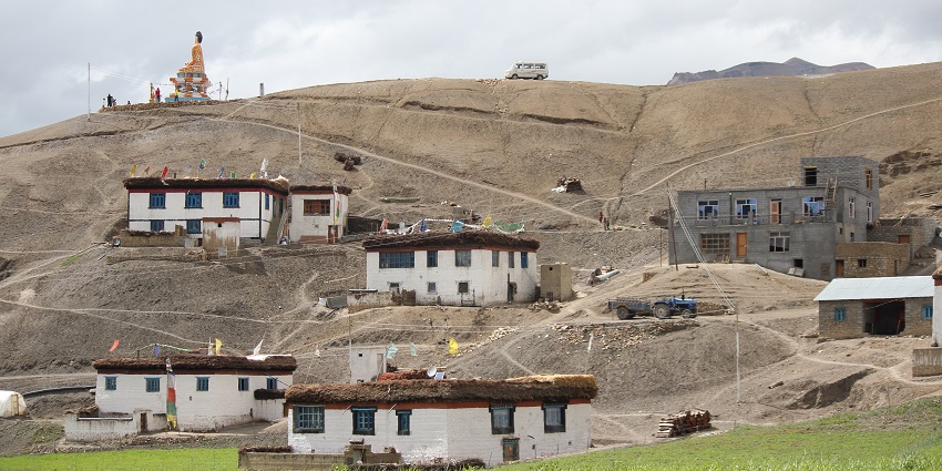 Langza Village is an ideal destination with scenic views for trekking and nature walks.