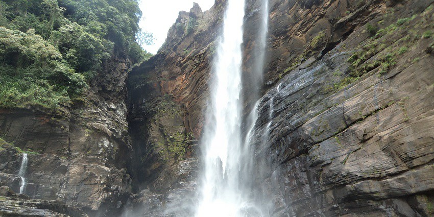 Laxapana Falls is one of the tallest waterfalls in Sri Lanka offering breathtaking vistas.