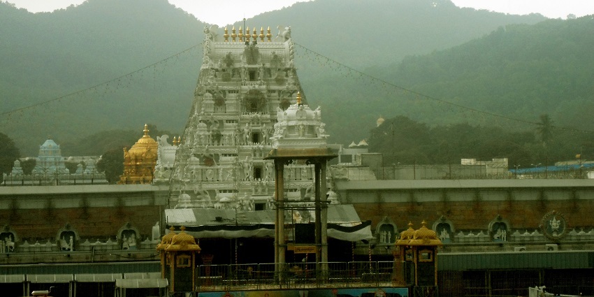 Tirupati Temple is located in Andhra Pradesh, which is also known as the temple town.