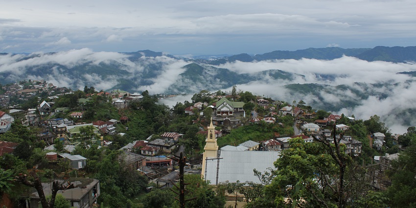 Lodges near the Phawngpui national park offer mesmerising views of the landscapes around
