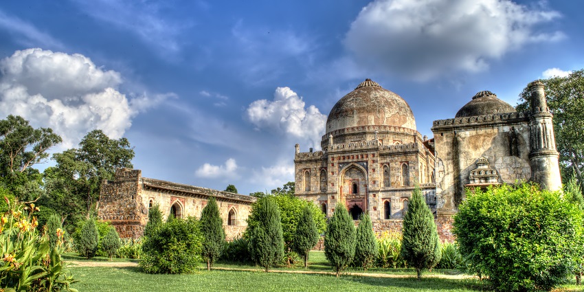 Take a romantic stroll through Lodhi Garden, as one of the things to do in Delhi for couples.