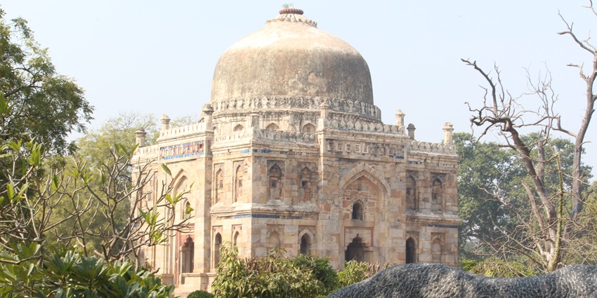 Lodhi Gardens is one of the most serene tourist attractions near Bangla Sahib.