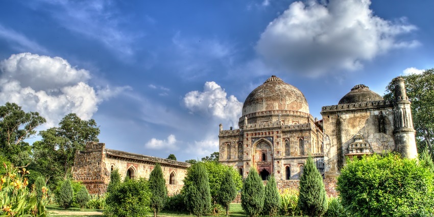 Lodhi Gardens is a top picnic spot in Delhi for family in summer as it is a green oasis