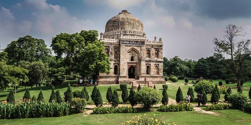 Lodhi Gardens, a picturesque park, is one of the best places to visit near Lotus Temple.