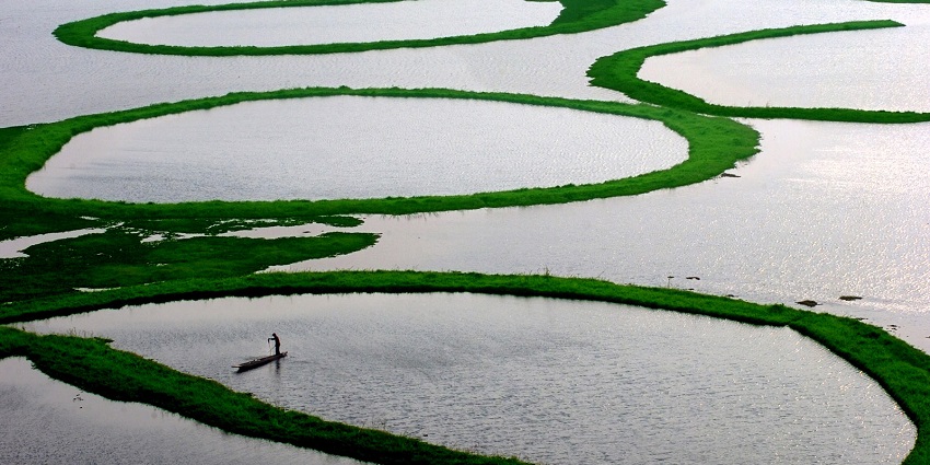 Sit back and relax near the Loktak lake on your visit to the INA Museum, Manipur.