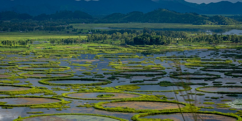 Loktak lake is a must visit place near Dzukou valley in October to witness beautiful sunsets