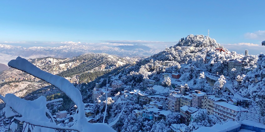 Shimla is a beautiful hill station with its colonial architecture and bustling Mall Road.