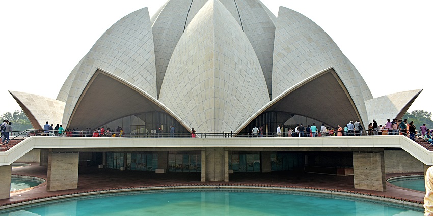 Lotus Temple is one of the extraordinary places to visit in South Delhi among tourists.