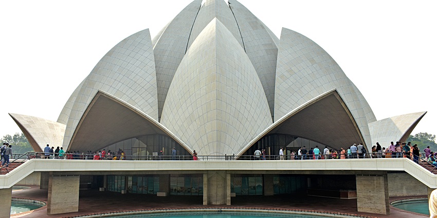 Lotus Temple is one of the most remarkable places to visit in Delhi in morning for all.
