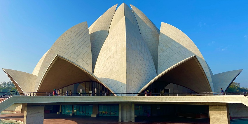 Lotus Temple is one of the most sought-after places to visit near Janakpuri West.