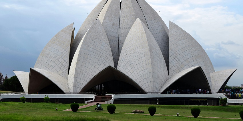 Lotus Temple, an architectural site, is one of the best places to visit near Nehru Place.
