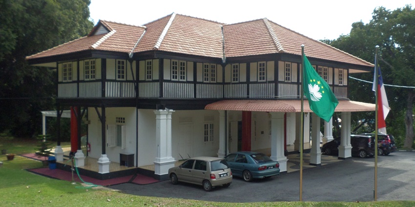 Exterior view of Macau Gallery in Malacca, Malaysia, now the Implementation and Monitoring Office