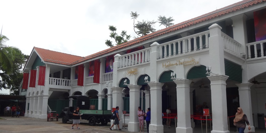 Facade of Madame Tussauds Singapore at Imbiah Lookout—places to visit in sentosa island