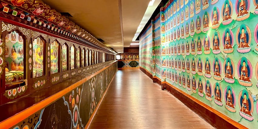 Exploring the main hall is one of the best things to do in the Urgelling Monastery.