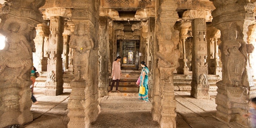  Lepakshi temple offers a peaceful environment for tourists to retreat to and pray
