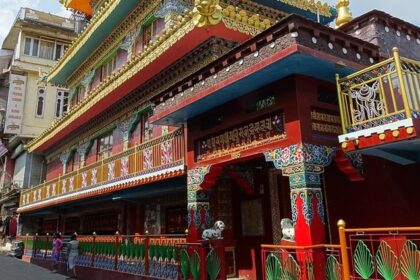 The Main street temple is a must-destination on your list of places to visit near McLeodGanj