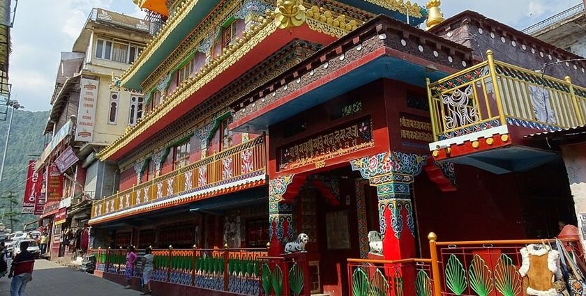 The Main street temple is a must-destination on your list of places to visit near McLeodGanj