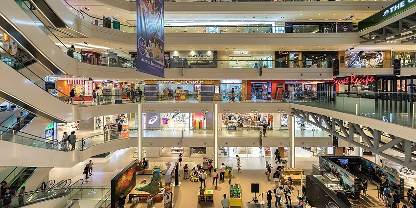 The beautiful image from the inside of Shopping Mall—Things to do in Male, Maldives