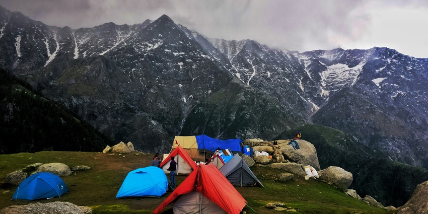 An image of Malana which is one of the best places for camping in Kasol, Kullu district.