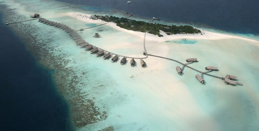 Maldives is a group of islands that attract tourists from all over the world.