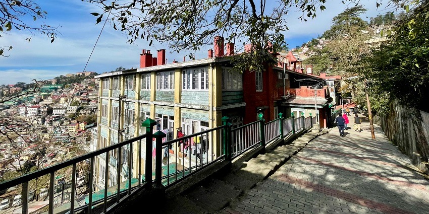 Mall Road is one of the most entertaining and lively places to visit in Shimla in December.