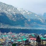 Panoramic aerial snapshot of Manali city - Things to do in Manali in June