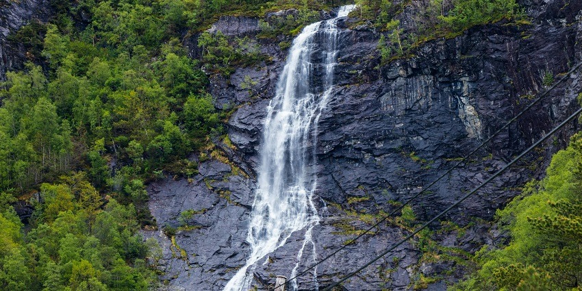 A quaint view of Maredumilli Waterfalls, one of the best waterfalls in East Godavari.