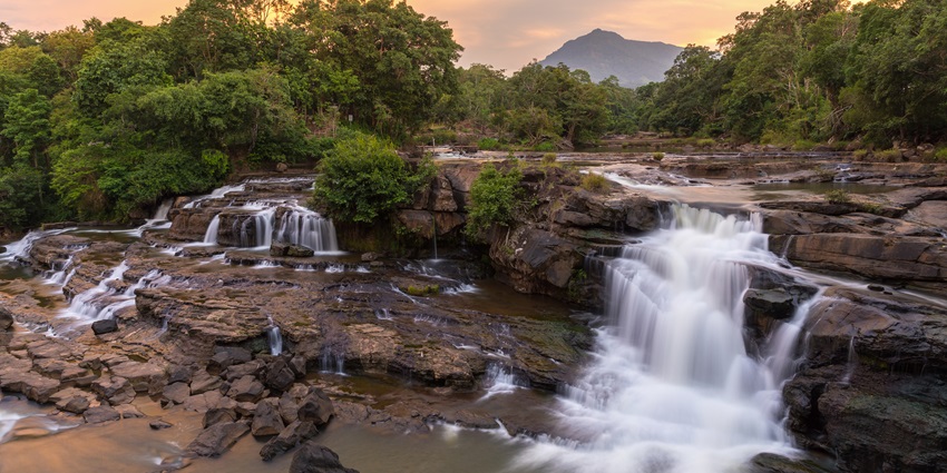 Marina Waterfall is one of the best places to visit around Dorje Drak Monastery.