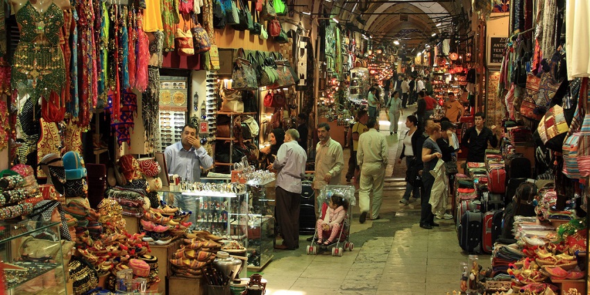 Fancy Bazaar in Guwahati bustling with shoppers - Places to visit in Guwahati for couples.