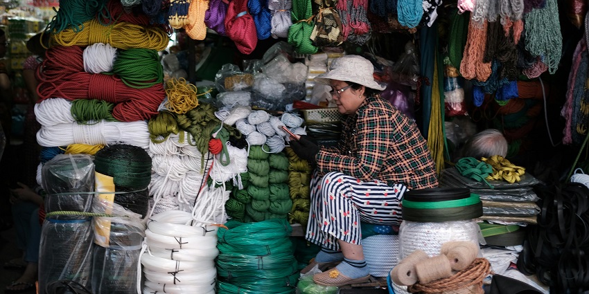 Ima market run by women - one of the best places to visit and explore near Kangla Fort.