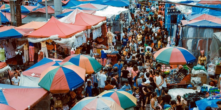 Photo of Crowd of People in the Market - Shopping in Fancy Bazar, Guwahati