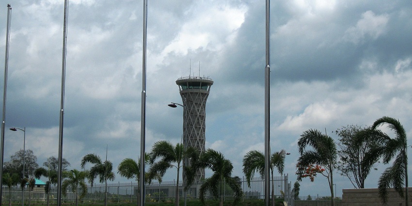 Mattala Rajapaksa International Airport is located in Hambantota District, Sri Lanka