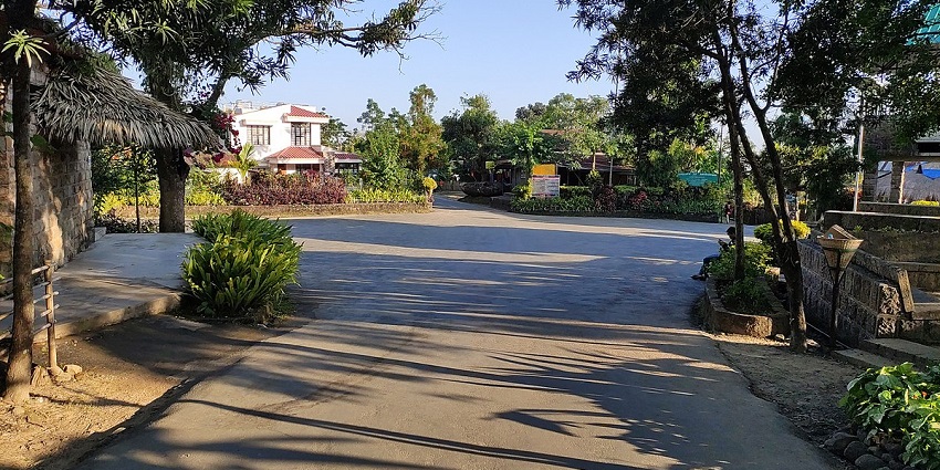 Beautiful snapshot of the cleanest village in the country amidst the hills and forest