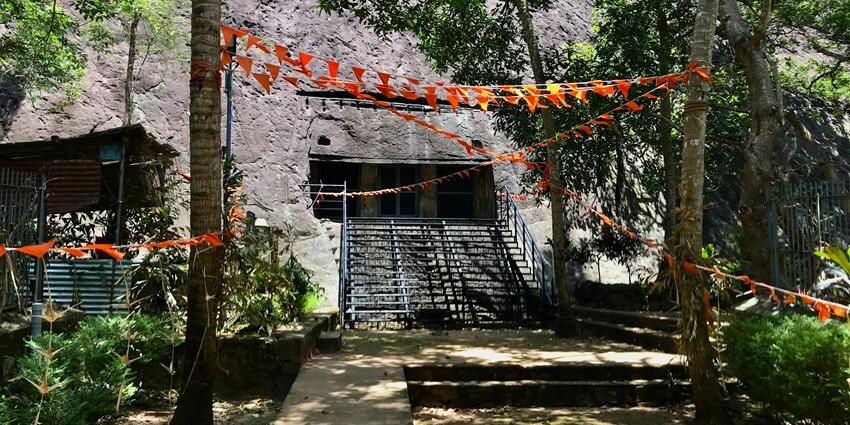 The beautiful image of the cave temple in the Ziro valley—Places to visit in Ziro